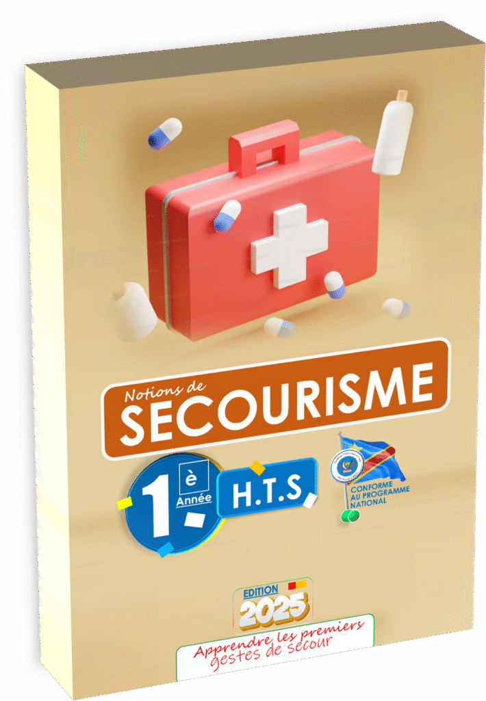 Le manuel Secourisme – 1ère année Techniques Sociales disponible sur manuels-scolaires-rdc.com est une ressource essentielle pour les élèves engagés dans les filières techniques sociales en République Démocratique du Congo. Conçu conformément au programme national éducation RDC et validé par le ministère EPST Congo, ce livre s’inscrit dans la collection officielle des manuels scolaires RDC destinés à l’enseignement secondaire professionnel.