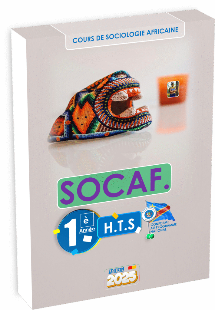 Le manuel Sociologie Africaine – 1ère année Techniques Sociales proposé sur le site manuels-scolaires-rdc.com répond aux exigences du programme national éducation RDC et constitue une référence officielle pour l'enseignement professionnel secondaire conforme aux recommandations du ministère EPST Congo