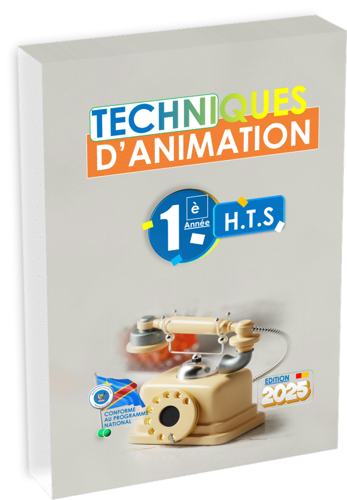 Ce manuel de techniques d’animation pour la 1ère année des techniques sociales s’impose comme une ressource incontournable au sein du système éducatif en République Démocratique du Congo. Il fait partie de la collection de manuels scolaires RDC conçus selon le programme national d’éducation RDC, agréés par le ministère EPST Congo et adaptés à l'enseignement secondaire professionnel