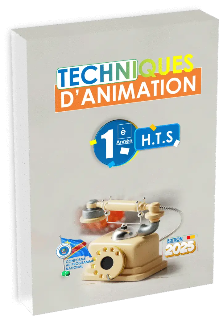 Ce manuel de techniques d’animation pour la 1ère année des techniques sociales s’impose comme une ressource incontournable au sein du système éducatif en République Démocratique du Congo. Il fait partie de la collection de manuels scolaires RDC conçus selon le programme national d’éducation RDC, agréés par le ministère EPST Congo et adaptés à l'enseignement secondaire professionnel