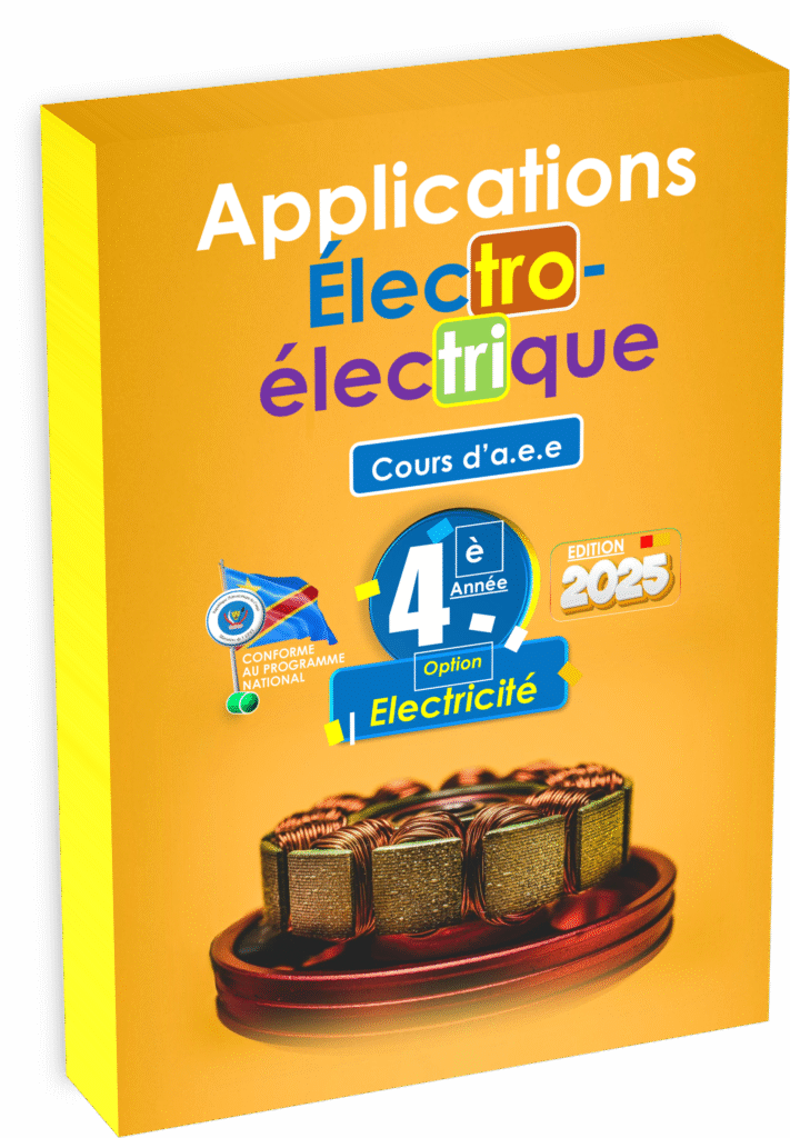 Découvrez le manuel d’Applications et Exercices Électriques (A.E.E.) destiné aux élèves de quatrième année de la filière électricité, spécialement conçu pour répondre aux enjeux pratiques du programme EPST en République démocratique du Congo. Cette ressource pédagogique de référence, actualisée pour la rentrée scolaire 2025, favorise une assimilation progressive des savoir-faire et des notions fondamentales de l’électricité au niveau secondaire.
