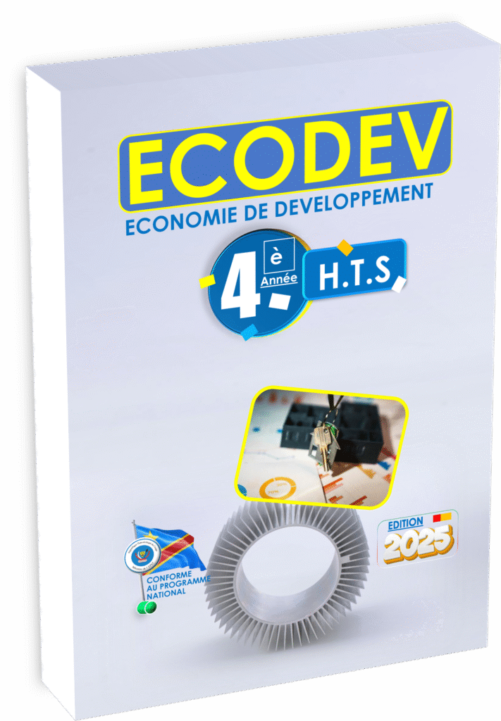 Plongez au cœur de l’économie contemporaine et du développement social avec le manuel officiel « Économie de développement » destiné à la 4e année techniques sociales, édition 2025. Suivant fidèlement le programme EPST et parfaitement aligné sur les objectifs éducatifs de la rentrée scolaire 2025, cet ouvrage favorise une compréhension approfondie des enjeux économiques spécifiques à la RDC.