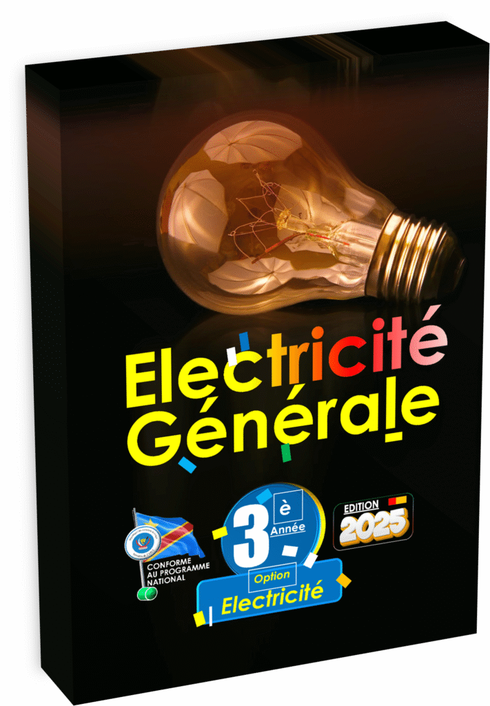 Découvrez le manuel d’électricité générale destiné à la 3ème année de la filière électricité, spécialement conçu pour répondre aux exigences du programme EPST en République démocratique du Congo. Ce support pédagogique de référence, renforcé pour la rentrée scolaire 2025, offre une progression claire des concepts fondamentaux et une préparation adaptée aux réalités éducatives congolaises.