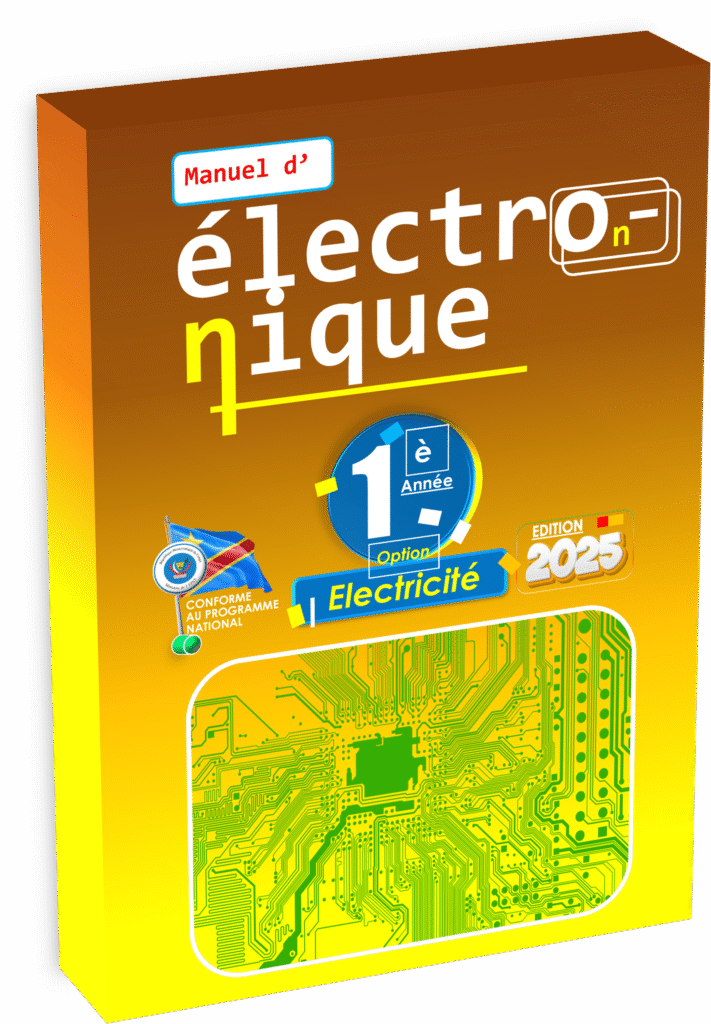 Découvrez le manuel d'Électronique destiné à la 1ère Electricité, conforme au programme EPST et idéal pour bien préparer la rentrée scolaire 2025. Ce support pédagogique regroupe les notions essentielles de l’électricité et de l’électronique appliquée, avec des exercices adaptés au contexte éducatif congolais et des schémas explicatifs pour favoriser la réussite des élèves.