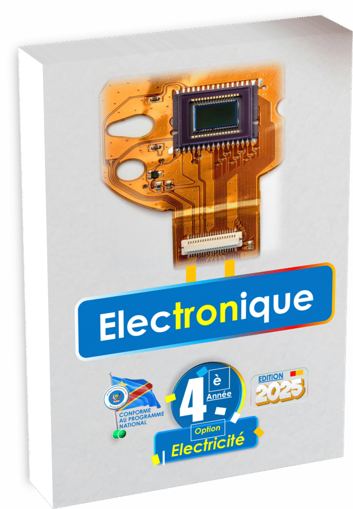 Découvrez le manuel d’électronique conçu spécialement pour les élèves de quatrième année dans la filière électricité, en conformité totale avec le programme EPST en République démocratique du Congo. Cet ouvrage de référence, mis à jour pour la rentrée scolaire 2025, aborde de façon progressive les fondamentaux de l’électronique appliquée au secteur industriel et technique congolais.
