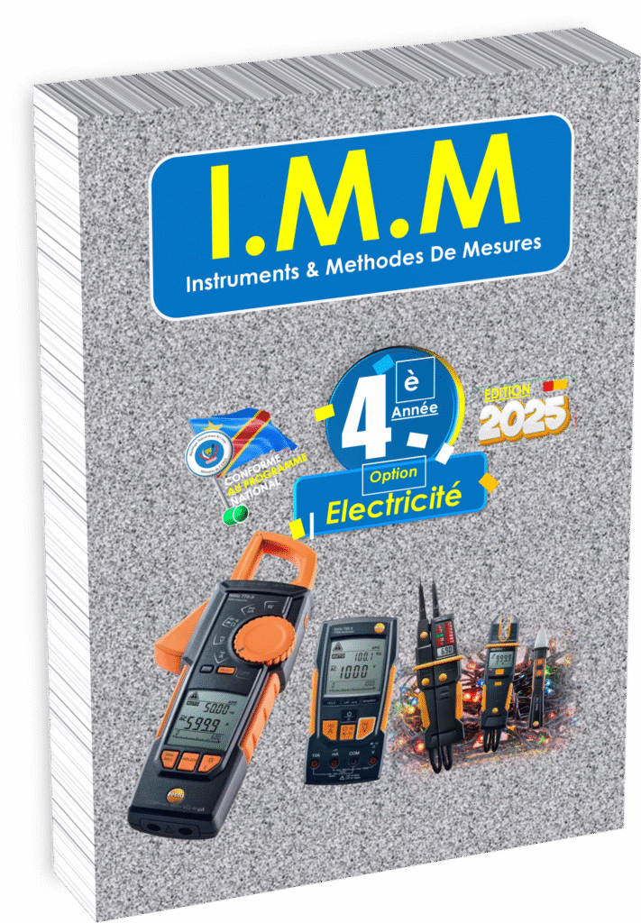 Découvrez le manuel d’Installations et Maintenance en Milieu industriel (I.M.M.) destiné aux élèves de quatrième année de la filière électricité, conçu spécifiquement pour répondre aux besoins présents dans les programmes du ministère de l’EPST en République démocratique du Congo. Ce guide actualisé pour la rentrée scolaire 2025 favorise une maîtrise progressive des compétences techniques essentielles à la maintenance industrielle et à la sécurité des installations électriques.