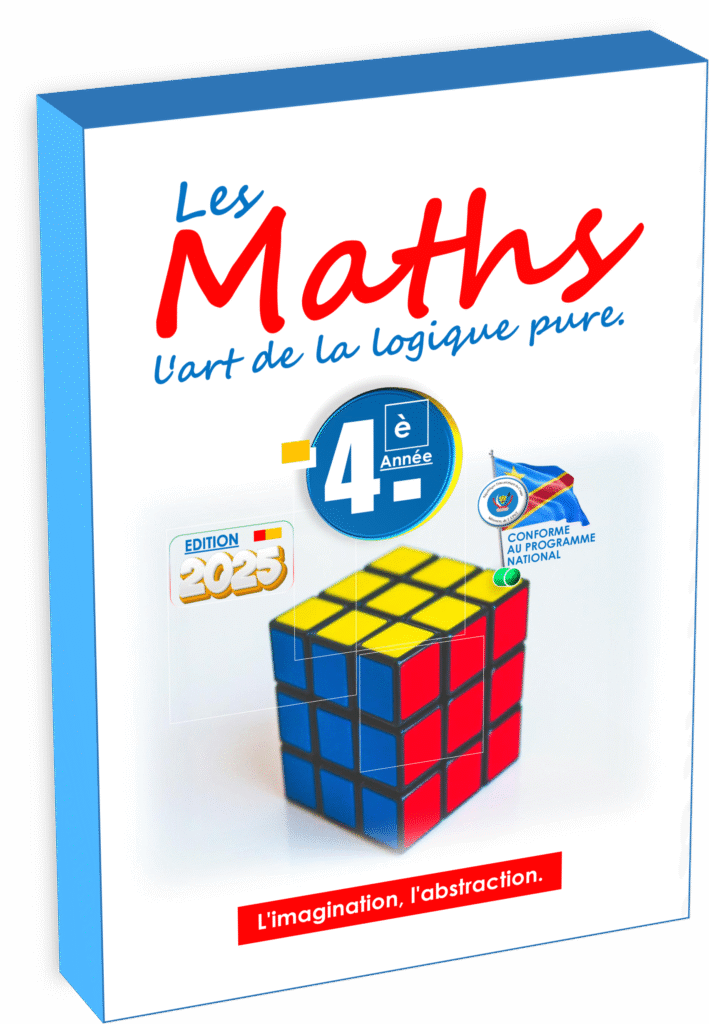 Découvrez le manuel Mathématiques 4ᵉ année primaire, conçu pour répondre aux attentes du programme EPST RDC et parfaitement adapté à la rentrée scolaire 2025. Ce manuel accompagne enseignants et élèves à travers des situations concrètes et progressives, favorisant l’acquisition des savoirs essentiels tout en s’appuyant sur l’approche par compétences spécifique au système éducatif congolais.