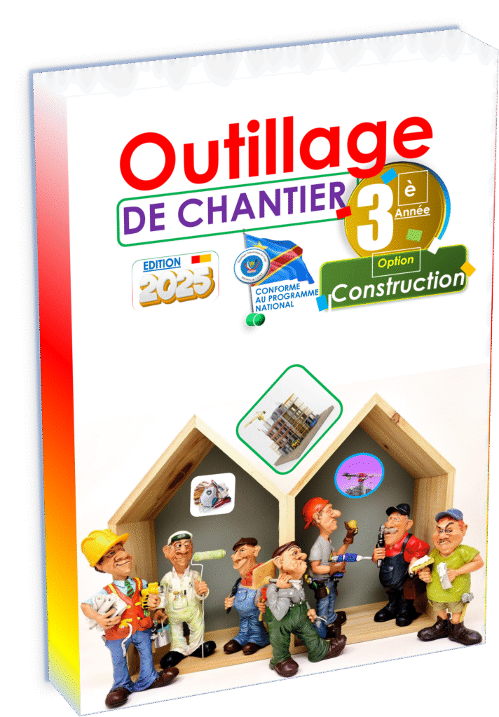 Ce manuel officiel dédié à la 3ème année Construction offre une immersion pratique et complète dans l’univers de l’outillage de chantier, en parfaite adéquation avec le programme EPST. Cette édition 2025 propose un contenu enrichi de 300 pages, idéal pour la préparation à la rentrée scolaire et conforme aux exigences du secteur de la construction en RDC.