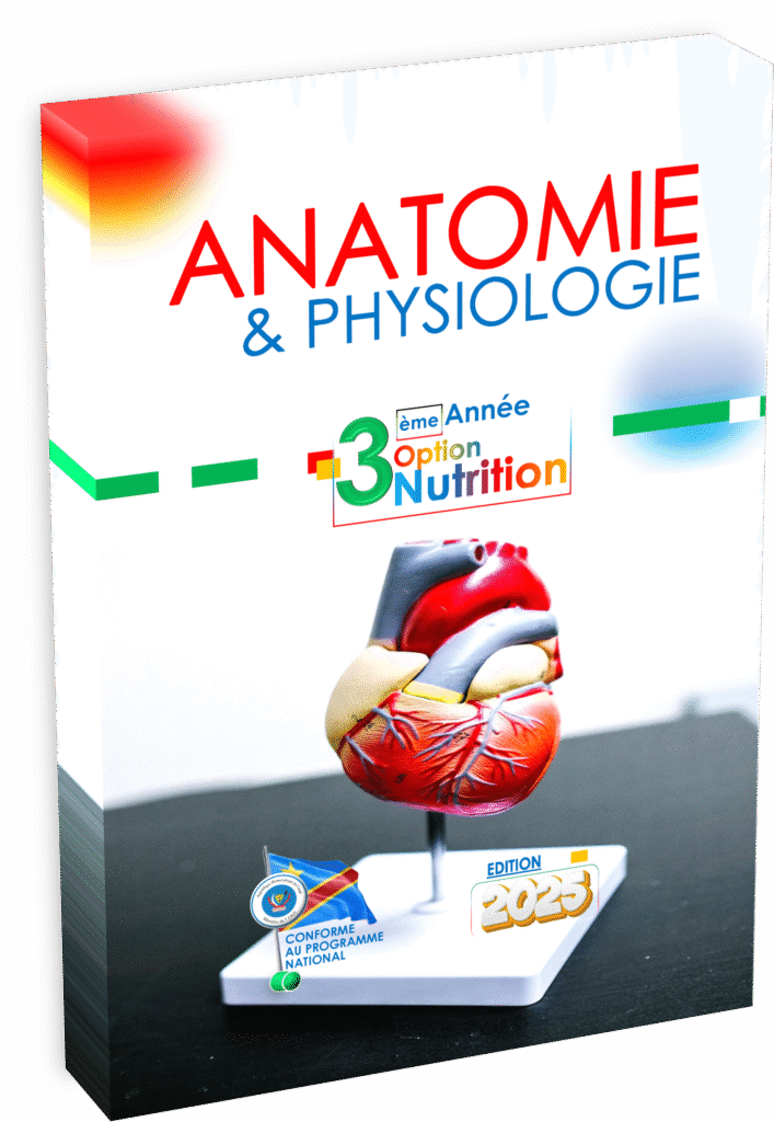 Découvrez le manuel d’anatomie et physiologie destiné à la 3ème année – option nutrition, spécialement élaboré selon le programme EPST, pour accompagner élèves et enseignants vers la réussite dès la rentrée scolaire 2025. Cet ouvrage couvre les bases essentielles du fonctionnement du corps humain dans une perspective nutritionnelle, tout en intégrant les exigences du contexte éducatif congolais.