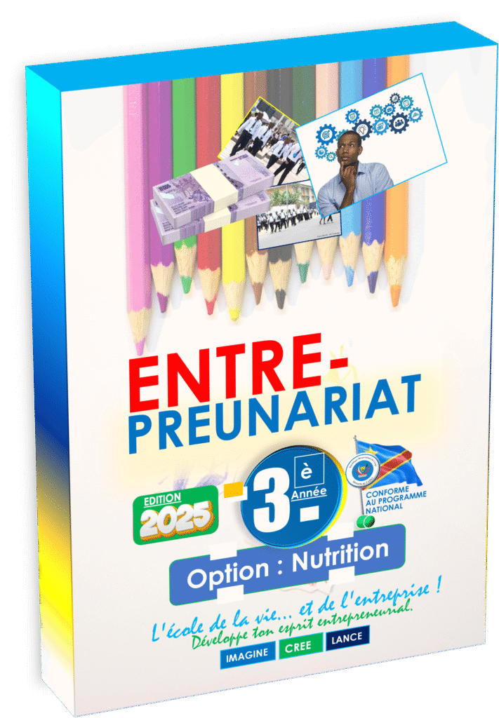 Initiez-vous à l’entrepreneuriat avec le manuel officiel destiné à la 3ème année Commerciale et Gestion, rigoureusement conforme au programme EPST et parfaitement adapté à la rentrée scolaire 2025. Ce support pédagogique propose une approche claire des concepts clés, des compétences entrepreneuriales essentielles et des pratiques adaptées au contexte éducatif congolais.