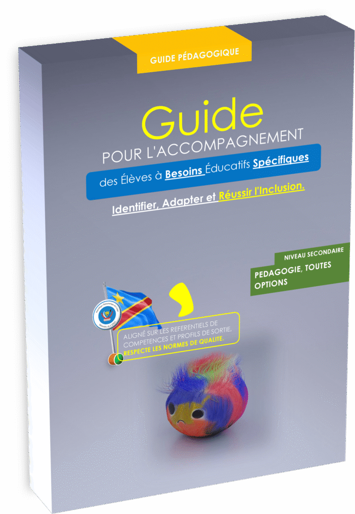 Découvrez le Guide pédagogique – Accompagner les élèves en difficulté, une ressource incontournable pour favoriser l’inclusion et l’égalité des chances dans le système éducatif de la RDC. Conçu pour l’édition 2025 et pleinement aligné sur le programme EPST, ce guide offre aux enseignants des stratégies concrètes pour soutenir efficacement chaque élève dès la rentrée scolaire 2025.
