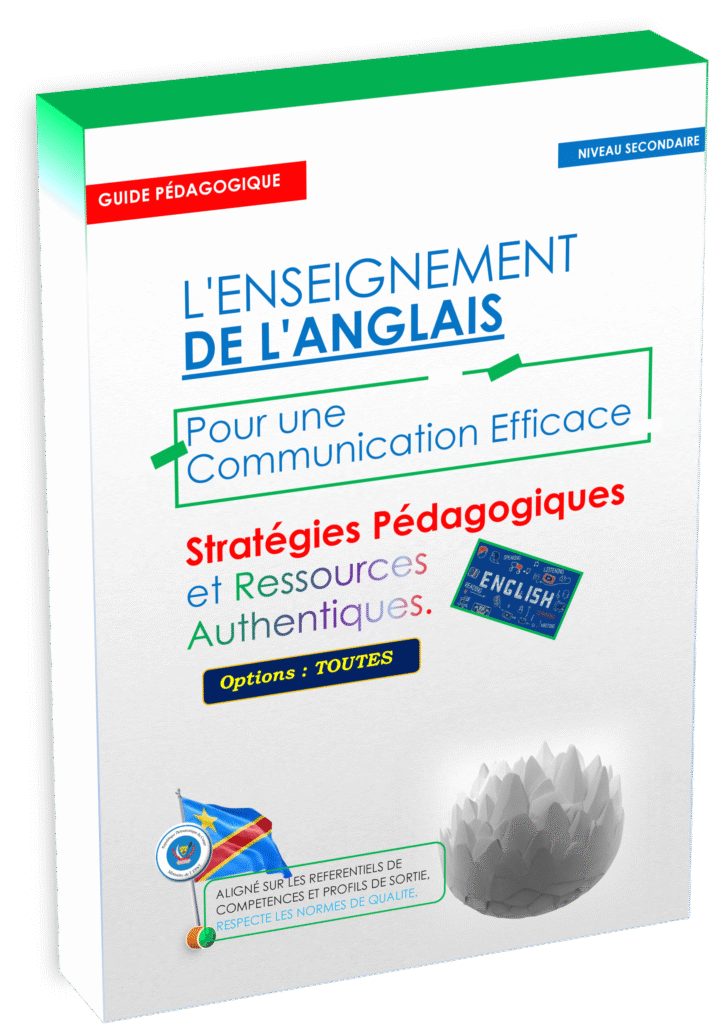 Découvrez le Guide pédagogique – Anglais, édition 2025, idéal pour accompagner les enseignants congolais dans l’application du programme EPST dès la rentrée scolaire 2025. Ce guide structuré propose des approches innovantes et inclusives, adaptées aux classes de RDC, et répond parfaitement aux attentes de la politique nationale des manuels scolaires.