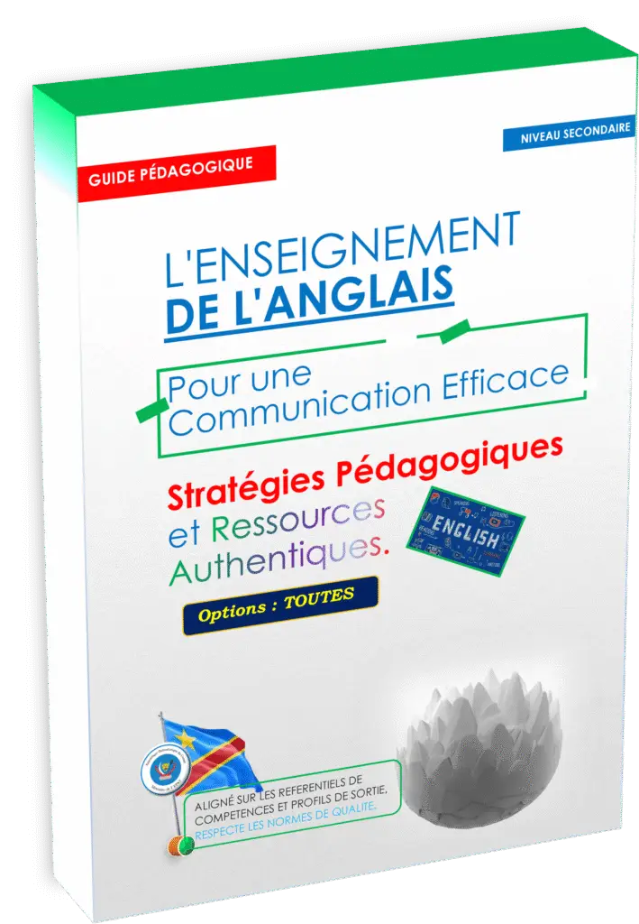 Découvrez le Guide pédagogique – Anglais, édition 2025, idéal pour accompagner les enseignants congolais dans l’application du programme EPST dès la rentrée scolaire 2025. Ce guide structuré propose des approches innovantes et inclusives, adaptées aux classes de RDC, et répond parfaitement aux attentes de la politique nationale des manuels scolaires.