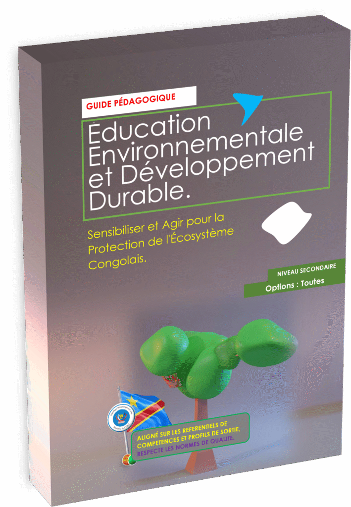 Découvrez le Guide pédagogique – Éducation environnementale, édition 2025, pensé pour accompagner les enseignants de RDC dans l’application du programme EPST. Ce guide innovant, parfaitement aligné sur la politique nationale des manuels scolaires, propose des approches pédagogiques interactives favorisant la sensibilisation des élèves à la protection de l’environnement, dès la rentrée scolaire 2025.