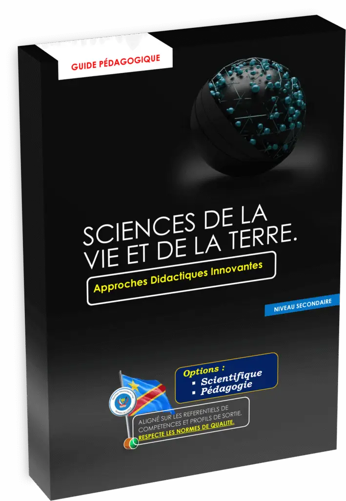Découvrez le Guide pédagogique Sciences de la Vie et de la Terre (SVT), une ressource essentielle pour enseignants, apprenants et encadreurs du secteur scolaire en République Démocratique du Congo. Ce guide, conforme aux programmes scolaires officiels EPST Congo et intégré dans le Programme national éducation RDC, favorise une approche moderne basée sur les compétences et les situations concrètes en classe.