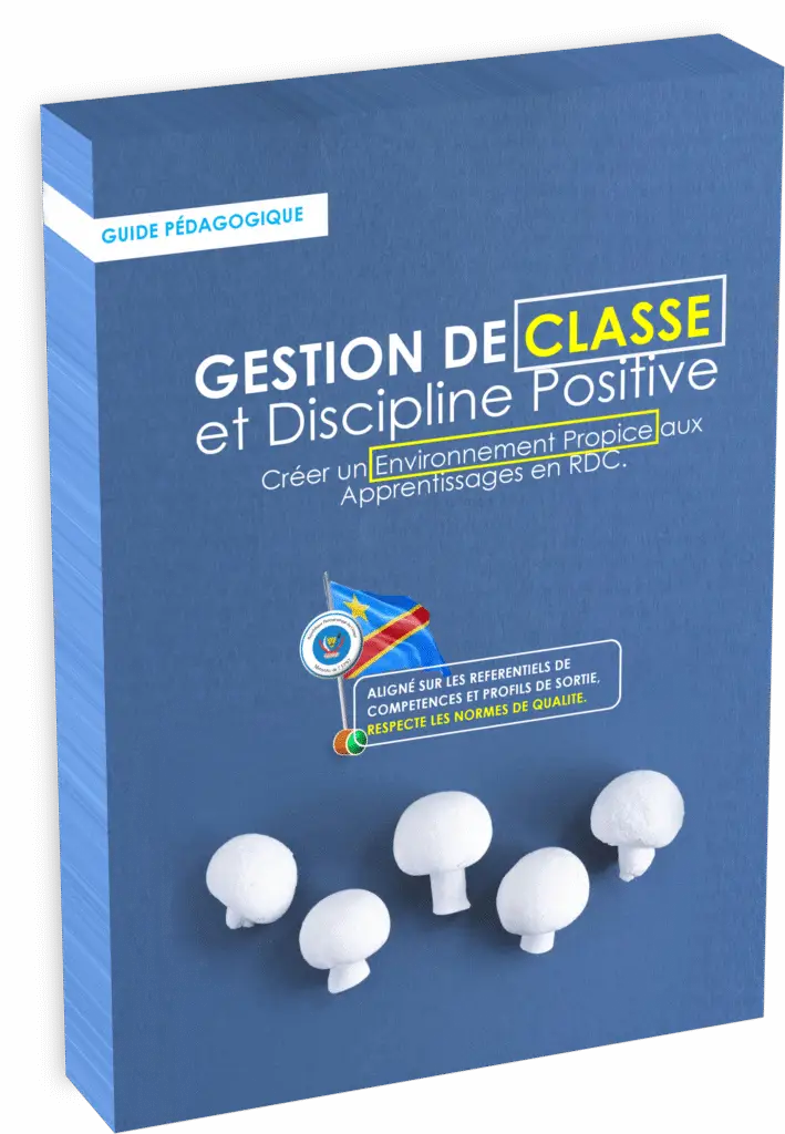 Explorez le Guide pédagogique gestion des classes dédié aux enseignants, formateurs et encadreurs de l’éducation de base et de l’enseignement secondaire en République Démocratique du Congo. Cet ouvrage, conforme aux programmes scolaires officiels EPST Congo et au Programme national éducation RDC, offre une approche pratique centrée sur les compétences professionnelles essentielles à la gestion effective des classes.