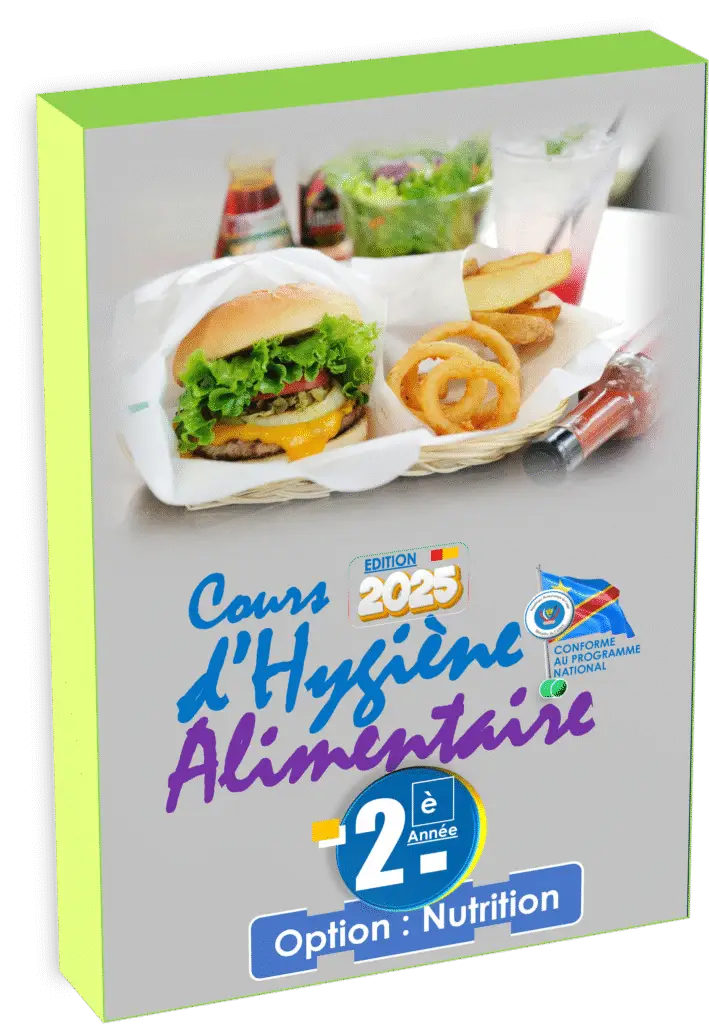 Initiez-vous aux bonnes pratiques de l'hygiène alimentaire grâce au manuel officiel destiné aux élèves de 2e année techniques sociales, édition 2025. Cet ouvrage, entièrement conforme au programme EPST et actualisé pour la rentrée scolaire 2025, accompagne l’élève dans l’acquisition des gestes essentiels pour la sécurité alimentaire en RDC.