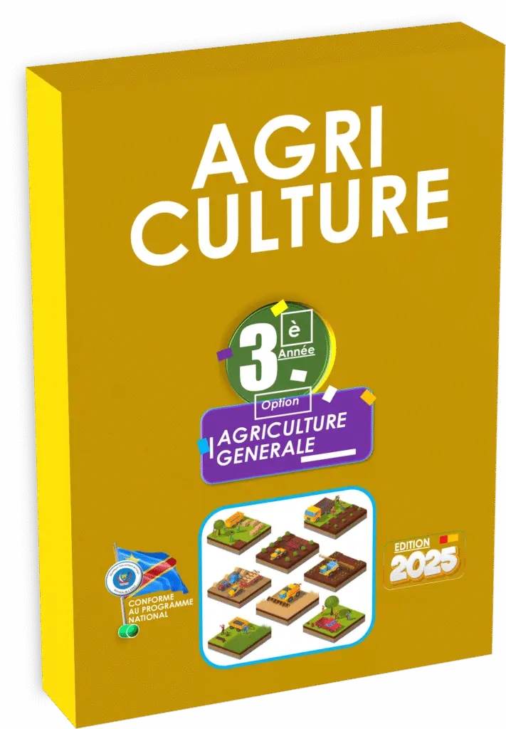 Approfondissez vos compétences en agriculture générale avec le manuel officiel destiné à la 3ᵉ année du cycle agricole, édition 2025. Parfaitement aligné sur le programme EPST, ce support pédagogique s’adresse aux besoins actuels du secteur agricole congolais et prépare efficacement à la rentrée scolaire 2025.