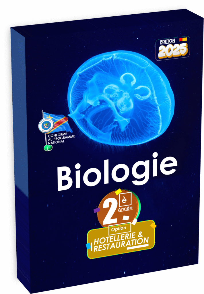 Renforcez les bases scientifiques de vos élèves grâce au manuel “Biologie – 2ᵉ année Hôtellerie et Restauration”, conforme au programme national de l’EPST. Spécialement conçu pour les besoins de la filière technique, cet ouvrage édition 2025 intègre des contenus contextualisés, des schémas explicatifs, et des Items EXETAT adaptés à la rentrée scolaire 2025.