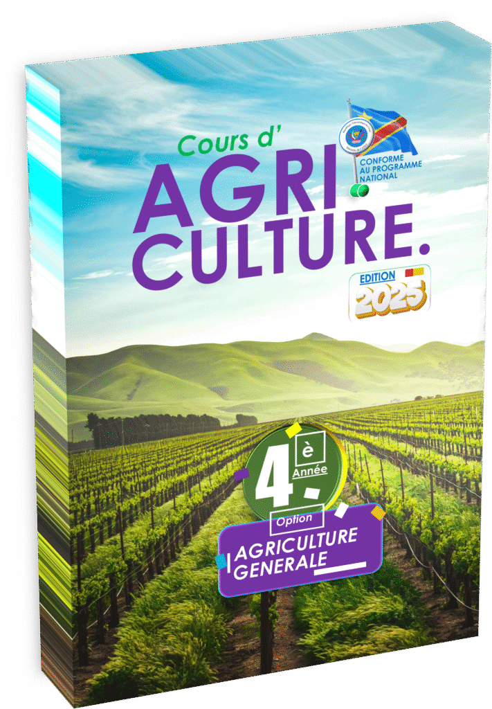 Découvrez le manuel officiel « Agriculture 4ᵉ Année Agriculture Générale », conçu pour accompagner avec excellence la rentrée scolaire 2025 en RDC. Strictement conforme au programme EPST, il offre une approche structurée pour maîtriser l’agriculture moderne, durable et adaptée aux exigences du secteur et aux réalités locales.