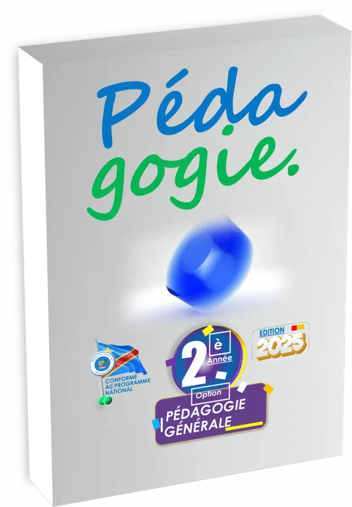 Découvrez le « Cours de Pédagogie 2ᵉ Pédagogie Générale » édition 2025, un manuel conçu pour les élèves et enseignants des humanités pédagogiques en RDC, conforme au programme EPST et axé sur la préparation optimale aux Items EXETAT.