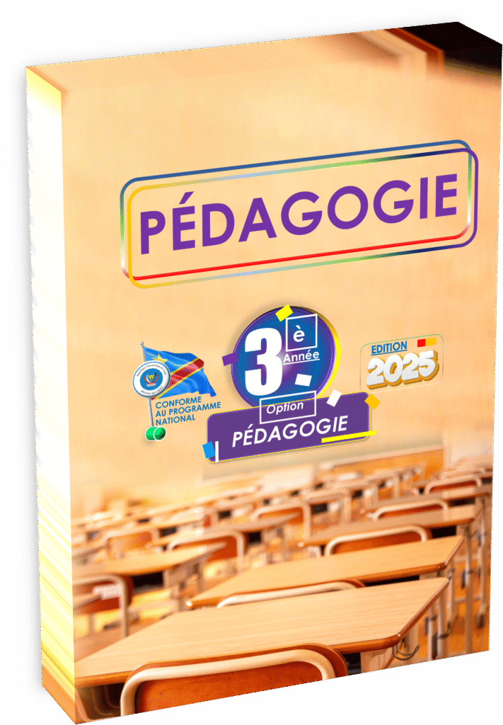 Explorez le manuel de Pédagogie pour la 3e année de la Pédagogie Générale, édition 2025, rigoureusement aligné sur le programme EPST. Ce guide éducatif constitue une base solide pour développer les compétences professionnelles indispensables à l'enseignant congolais de demain. Riche en contenus théoriques, activités pratiques et études de cas, c'est l'outil parfait pour préparer la rentrée scolaire 2025 et les évaluations ciblant les Items EXETAT.