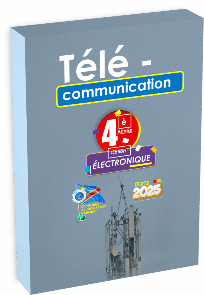 Découvrez le manuel de « Télécommunication 4ème année Électronique » édition 2025, conforme au programme EPST. Parfait pour la rentrée scolaire 2025, ce livre propose des exercices et quiz adaptés, des images didactiques et une version audio pour soutenir la réussite aux Items EXETAT en option électronique.