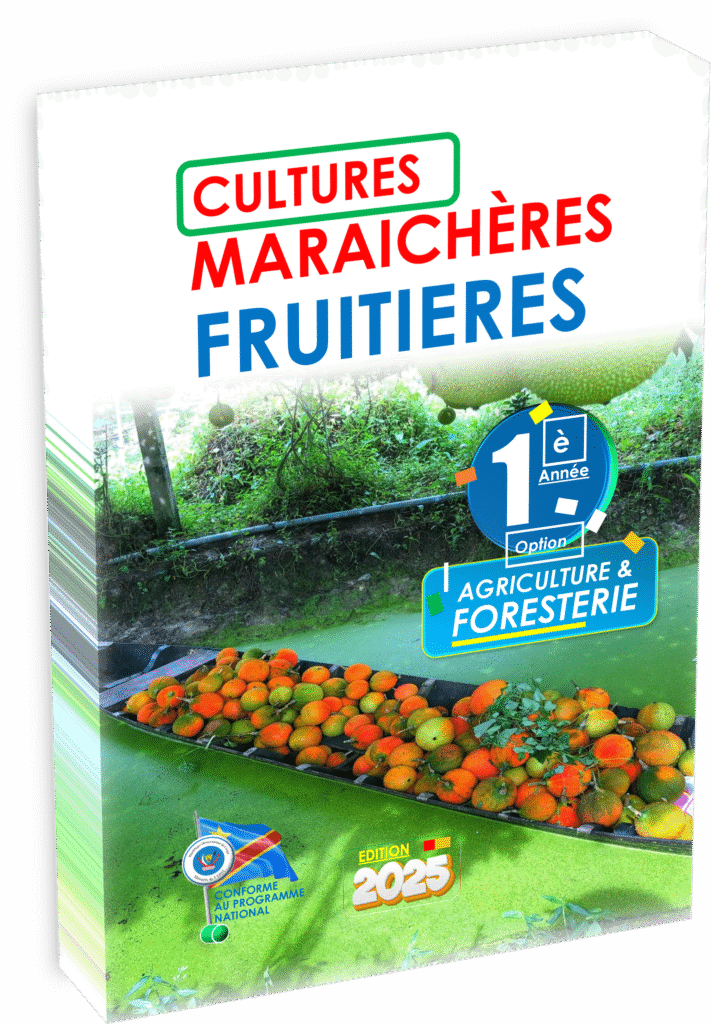 Initiez-vous aux bases de la culture maraîchère et fruitière dès la 1ʳᵉ année agriculture et foresterie avec ce manuel officiel, édition 2025, conforme au programme EPST. Ce guide pédagogique prépare les élèves à la gestion durable et pratique des cultures marécageuses et fruitières, essentielles pour l’agriculture moderne en RDC.