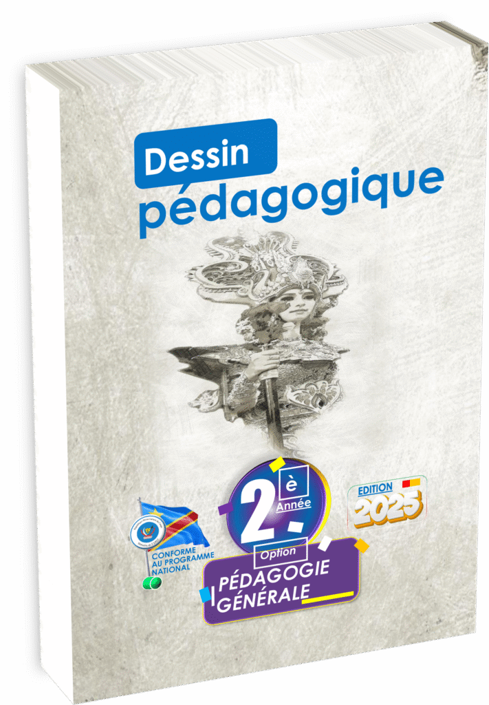 Le manuel « Dessin pédagogique 2ᵉ année Pédagogie Générale », édition 2025, s’adresse aux élèves et enseignants du cycle pédagogique en RDC, parfaitement adapté au programme EPST et conçu pour accompagner la réussite aux Items EXETAT dès la rentrée scolaire 2025.