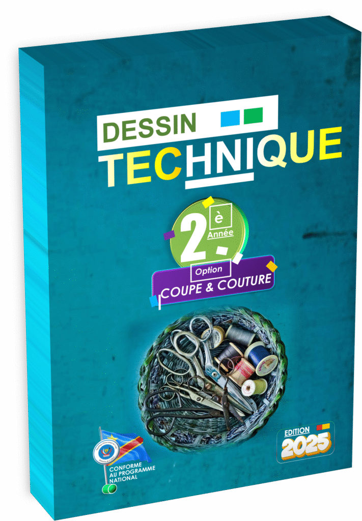 Développez votre maîtrise du dessin technique en coupe et couture avec le manuel officiel conçu pour la 2ᵉ année, édition 2025, conforme au programme EPST. Ce guide pédagogique neuf prépare efficacement les élèves aux défis de la rentrée scolaire 2025 à travers une approche inclusive, interactive et adaptée au contexte éducatif congolais.