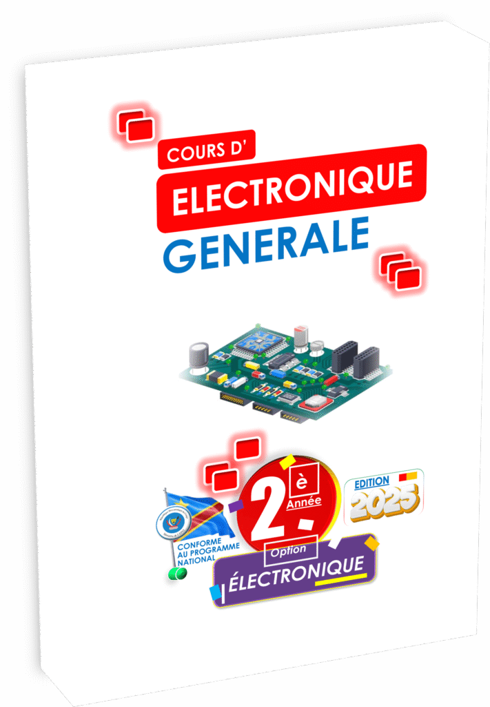 Découvrez le manuel « Électronique Générale 2ᵉ année Électronique », élaboré selon le programme officiel EPST pour la rentrée scolaire 2025 en RDC. Ce manuel pédagogique est conçu pour accompagner efficacement les élèves dans l’acquisition des bases fondamentales de l’électronique, tout en préparant les candidats aux Items EXETAT conformément aux exigences du système éducatif congolais.
