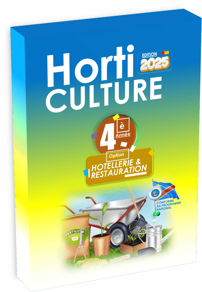 Découvrez « Horticulture – 4e année » édition 2025 : le manuel indispensable, conforme au programme EPST, parfait pour la rentrée scolaire 2025 et les Items EXETAT.