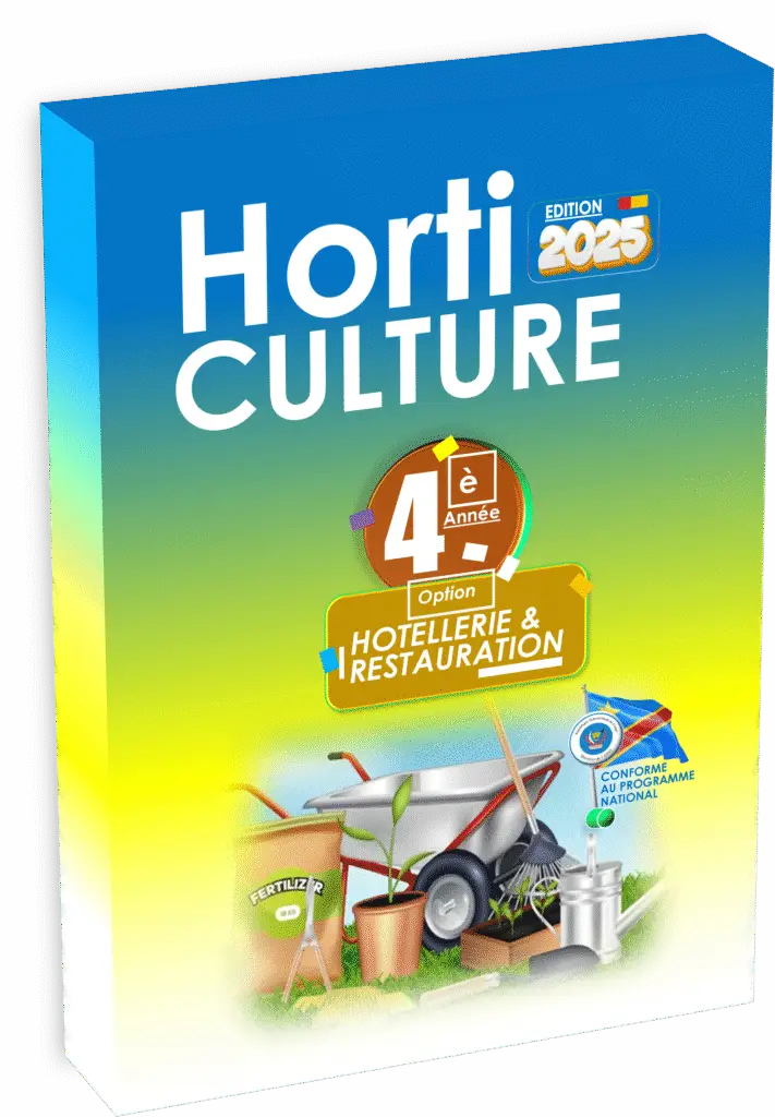Découvrez « Horticulture – 4e année » édition 2025 : le manuel indispensable, conforme au programme EPST, parfait pour la rentrée scolaire 2025 et les Items EXETAT.