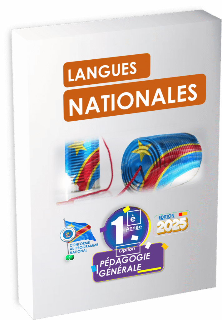 Le manuel « Langues Nationales – 1ʳᵉ année Pédagogie Générale », édition 2025, est conçu pour initier les élèves des humanités pédagogiques de la RDC à la richesse linguistique du pays. Conforme au programme EPST, cet ouvrage répond aux objectifs éducatifs de la formation initiale des futurs enseignants en contexte multilingue, tout en préparant activement la rentrée scolaire 2025 et les bases nécessaires pour les Items EXETAT.