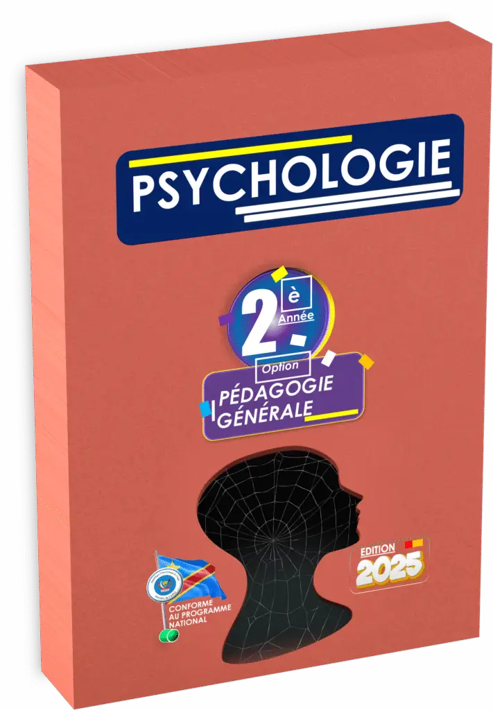 Découvrez le manuel « Psychologie 2ᵉ année Pédagogie Générale », conforme au programme EPST et enrichi pour la rentrée scolaire 2025. Idéal pour réussir les Items EXETAT, ce livre structure les bases de la psychologie éducative tout en développant des compétences essentielles pour les enseignants et apprenants en RDC