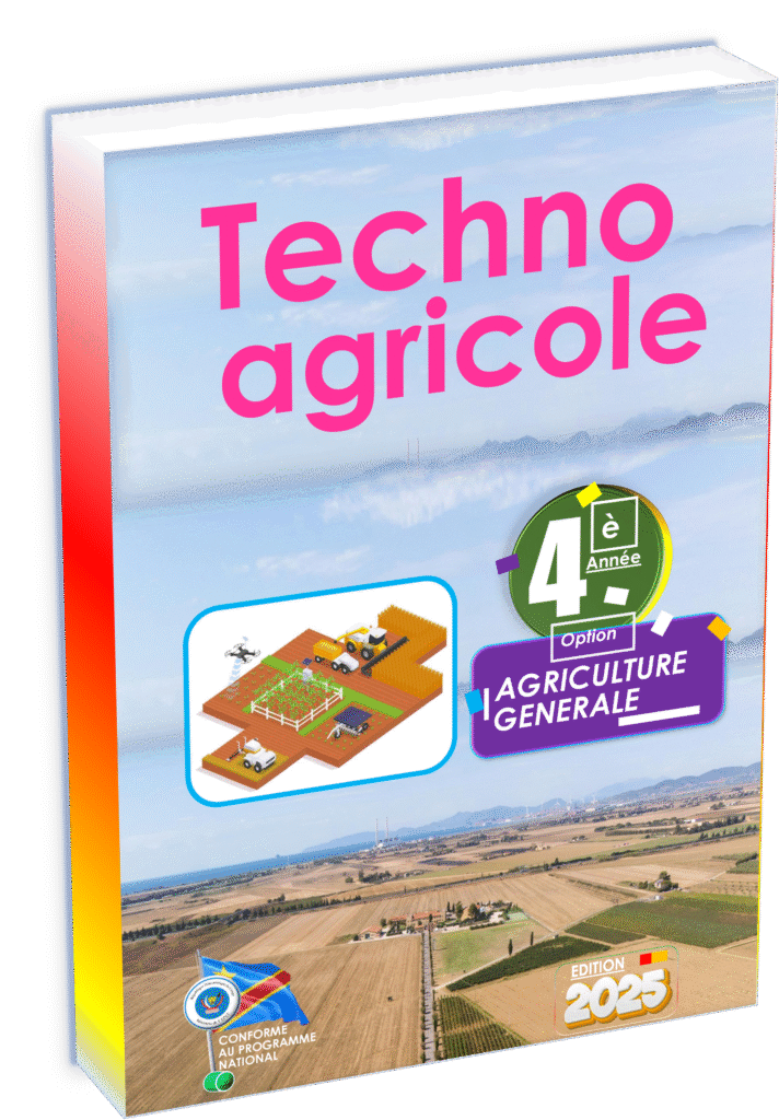 Maîtrisez la technologie agricole en 4ᵉ année agriculture générale avec ce manuel officiel, conçu pour répondre aux exigences pédagogiques du programme EPST, édition 2025. Ce support, idéal pour la rentrée scolaire 2025, développe les compétences professionnelles nécessaires à la gestion moderne et durable des productions agricoles en RDC.