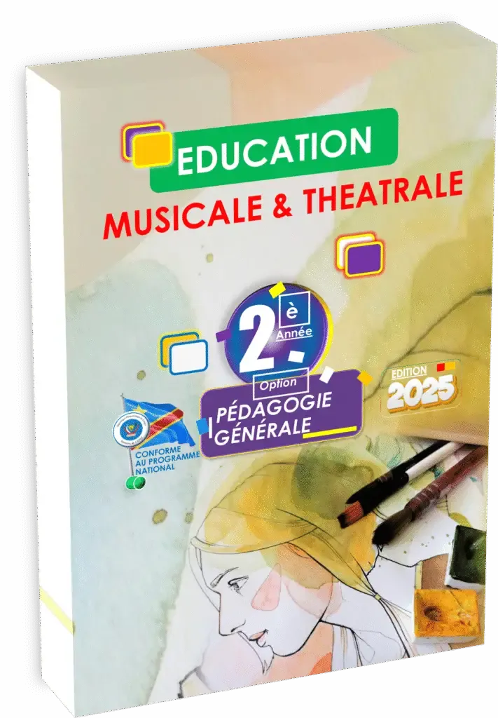 Couverture du manuel d'Éducation Musicale et Théâtrale pour la 2ème année Pédagogie Générale.