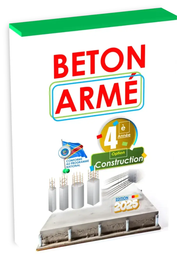 Couverture du manuel de Béton Armé pour la 4ème année Construction