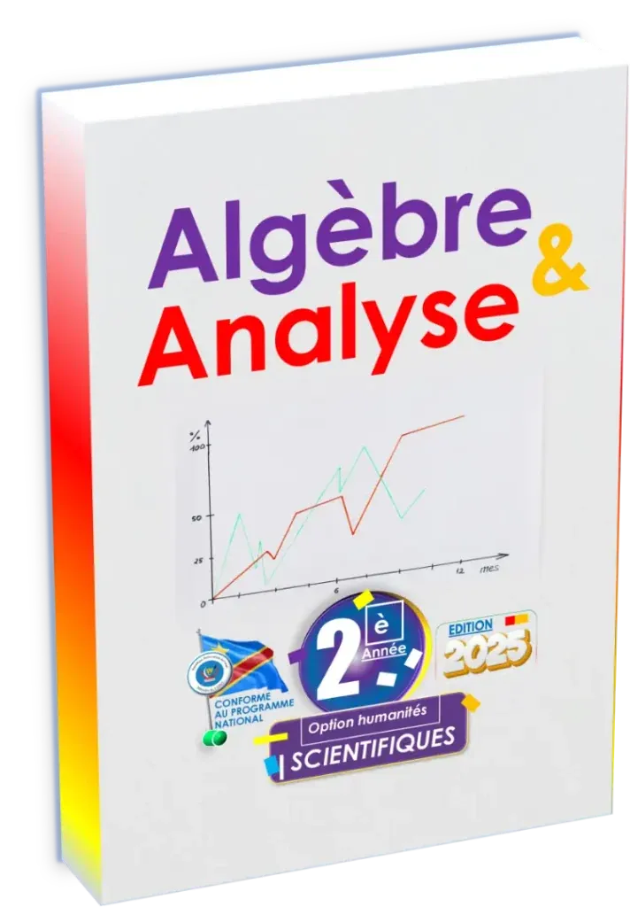 Couverture du manuel de Biologie Générale pour la 2ème année de l'option scientifique en RDC.