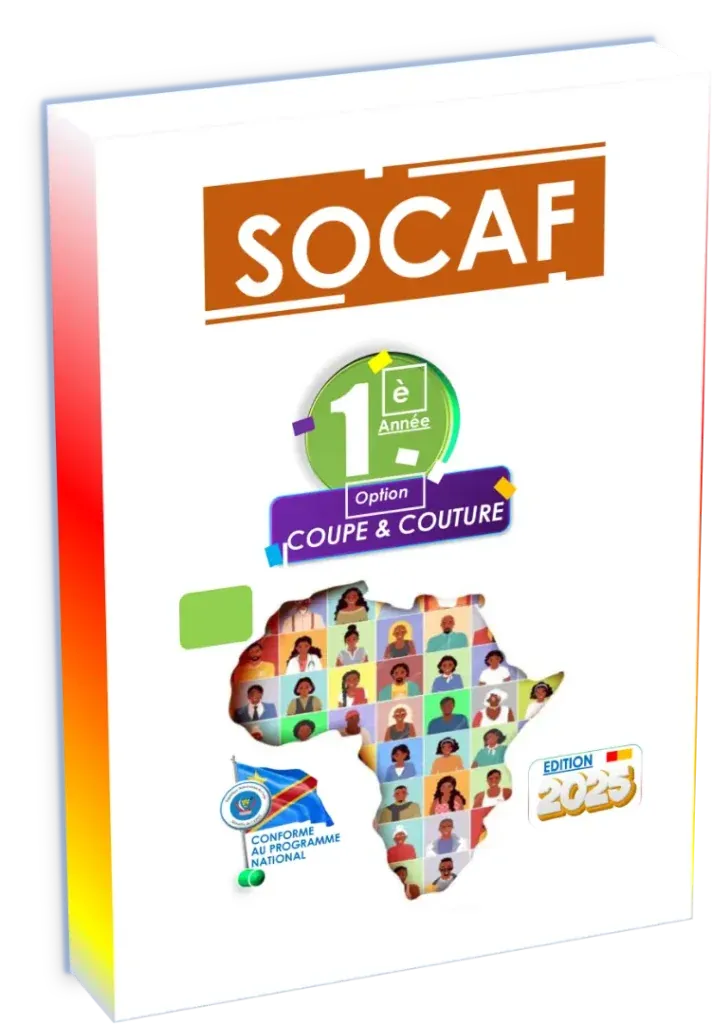 Couverture du manuel de Sociologie Africaine pour la 1ère année Coupe et Couture.