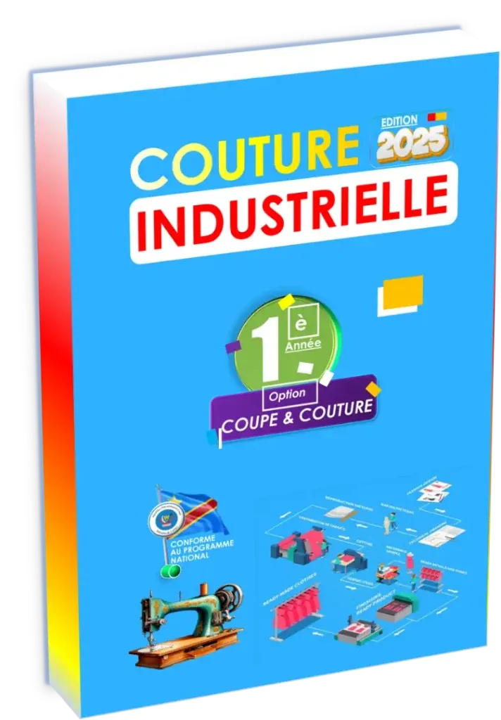 Couverture du manuel scolaire de Couture Artisanale 2ème année, option Coupe et Couture.