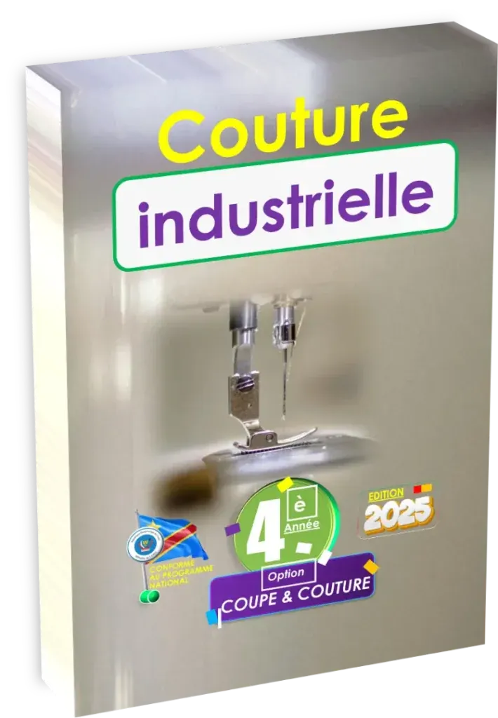 Couverture du manuel de Couture Industrielle pour la 4ème année Coupe et Couture.