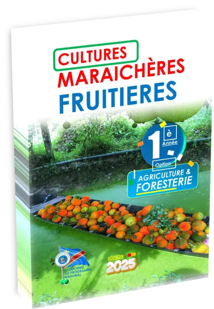 Couverture du manuel de Cultures Maraîchères et Fruitières pour la 1ère année Agriculture et Foresterie.