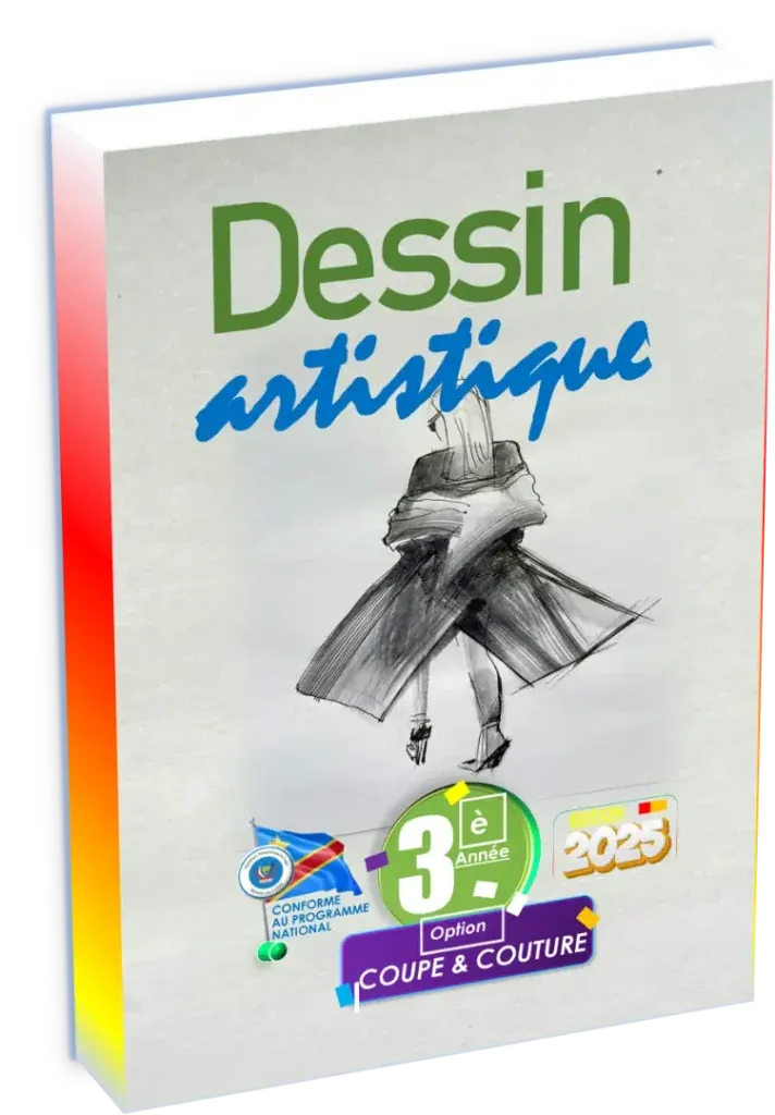 Couverture du manuel de Dessin Artistique pour la 3ème année de la section Coupe et Couture.