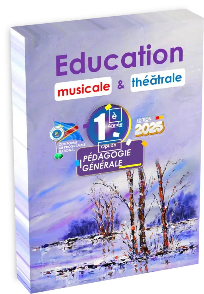 Couverture du manuel d'Éducation Musicale et Théâtrale pour la 1ère année Pédagogie Générale.