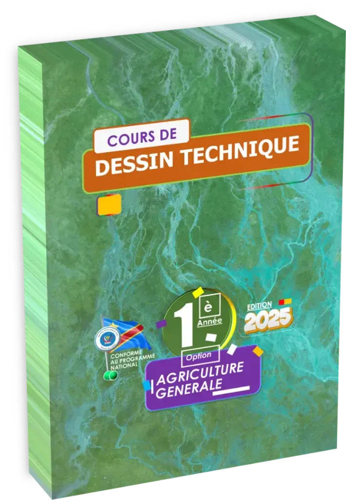 Couverture du manuel de Dessin Technique pour la 1ère année d'Agriculture Générale