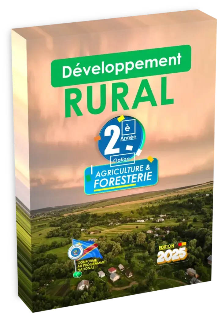 Couverture du manuel de Développement Rural pour la 2ème année, option Agriculture et Foresterie.