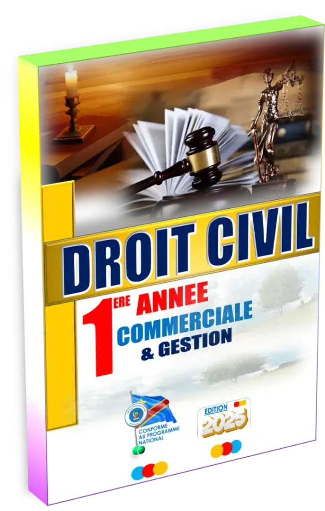 Couverture du manuel de Droit Civil pour la 1ère année, édition 2025.