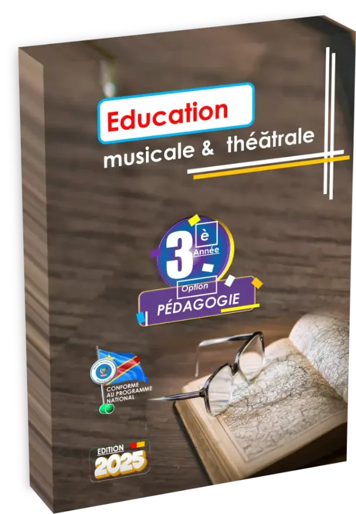 Couverture du manuel d'Éducation Musicale et Théâtrale pour la 3ème Pédagogie Générale.