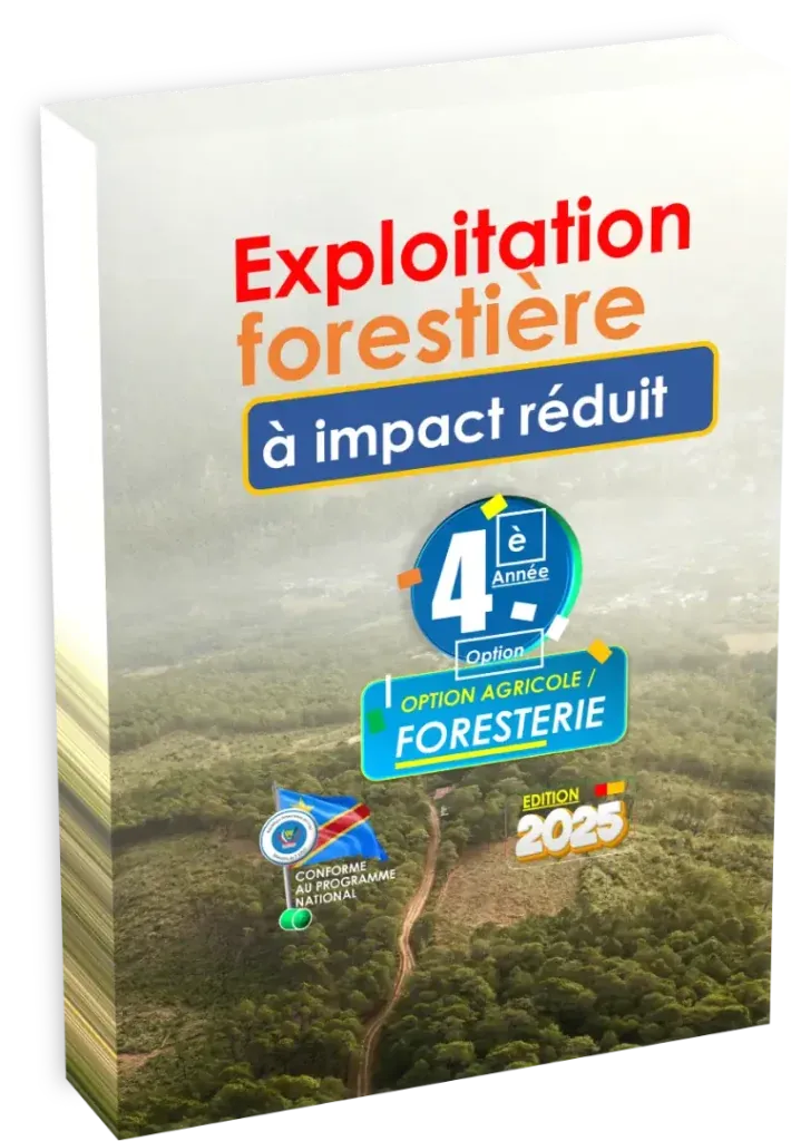 Couverture du manuel d'Exploitation Forestière 4ème année Agri-Foresterie, édition 2025.